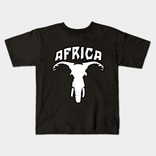 African Elephant Face | Africa Kids T-Shirt